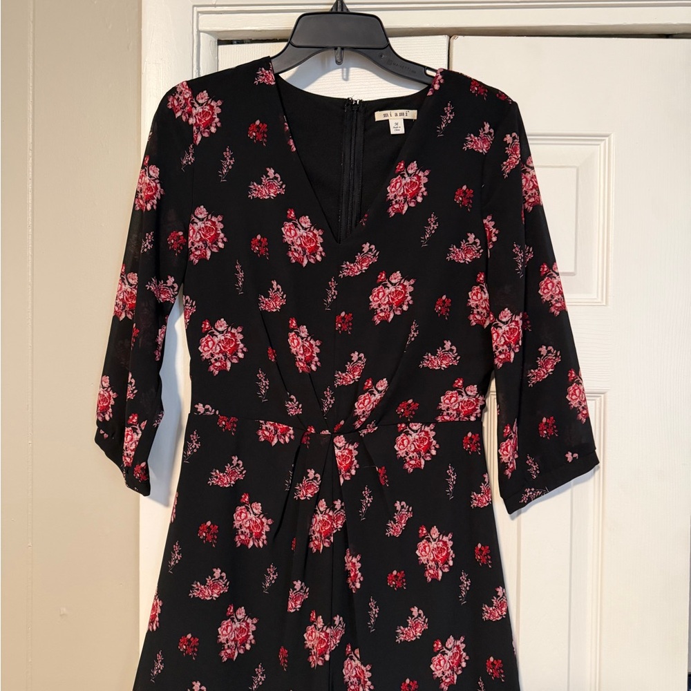 Women’s floral black romper